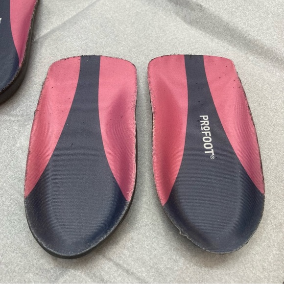 ProFoot Heel Gel Orthotics 2 pair Pink & Black - Picture 2 of 5
